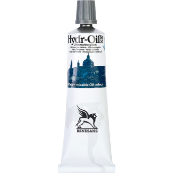 Hydr-Oil water mixable oil paint - Renesans - 35, ultramarine green, 60 ml
