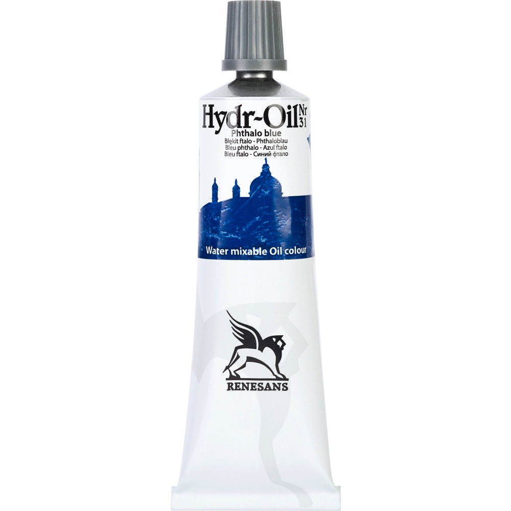 Hydr-Oil water mixable oil paint - Renesans - 31, phthalo blue, 60 ml