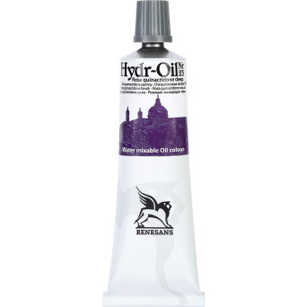 Hydr-Oil water mixable oil paint - Renesans - 23, rose quinacridone deep, 60 ml