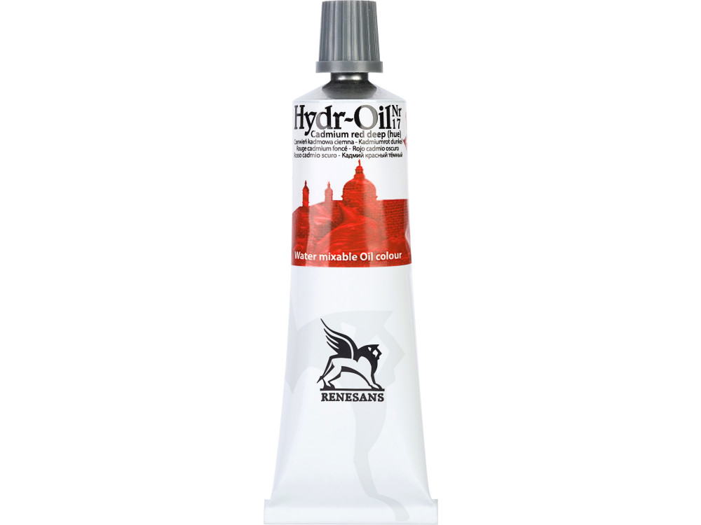Farba olejna Hydr-Oil - Renesans - 17, cadmium red deep hue, 60 ml