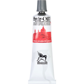Hydr-Oil water mixable oil paint - Renesans - 16, cadmium red medium hue, 60 ml