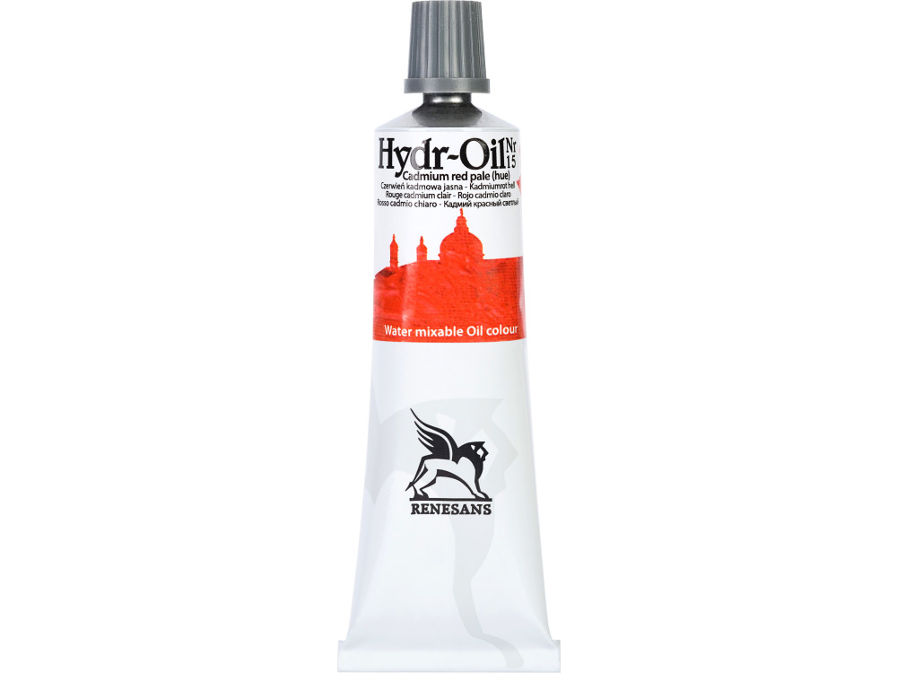 Hydr-Oil water mixable oil paint - Renesans - 15, cadmium red pale hue, 60 ml
