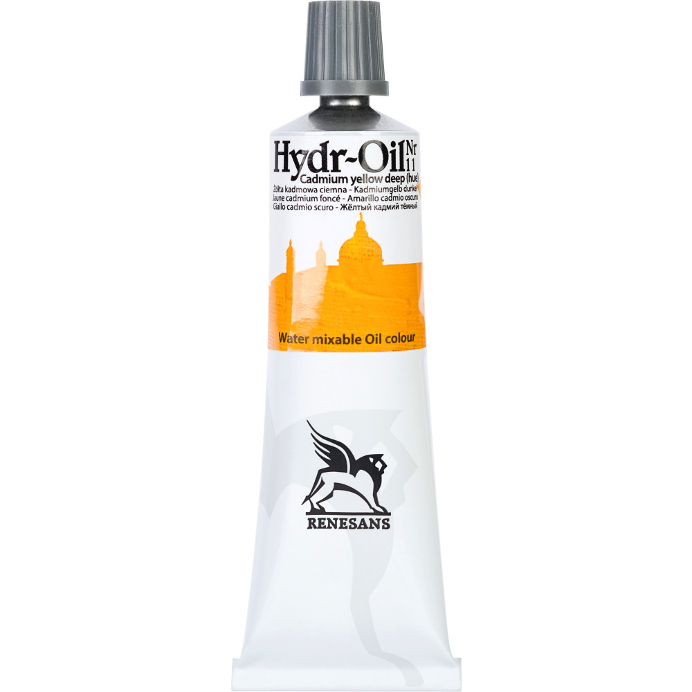 Hydr-Oil water mixable oil paint - Renesans - 11, cadmium yellow deep hue, 60 ml