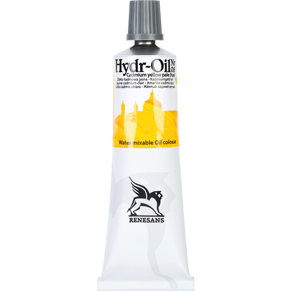 Hydr-Oil water mixable oil paint - Renesans - 08, cadmium yellow pale hue, 60 ml