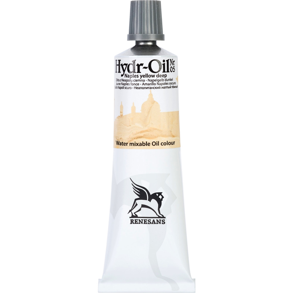 Hydr-Oil water mixable oil paint - Renesans -  05, Naples yellow deep