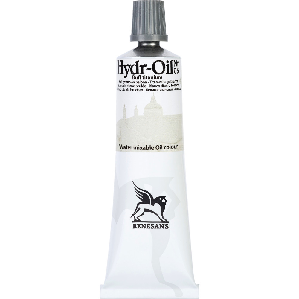 Hydr-Oil water mixable oil paint - Renesans - 03, buff titanium