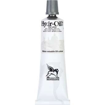 Hydr-Oil water mixable oil paint - Renesans - 01, zinc white