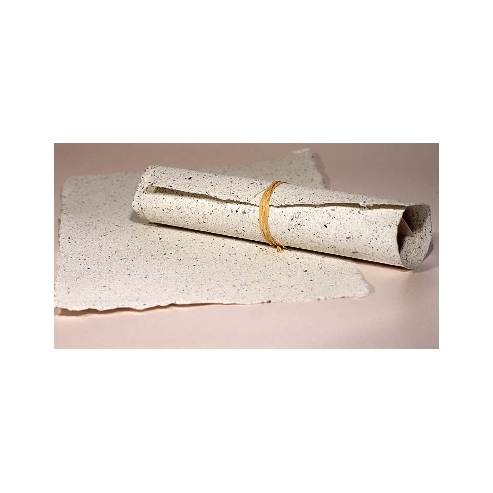 Papier czerpany - Kalander - kokos jasny, gładki, A5