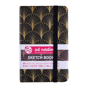 Sketch Book 9 x 14 cm - Talens Art Creation - Art Deco, 140 g, 80 sheets