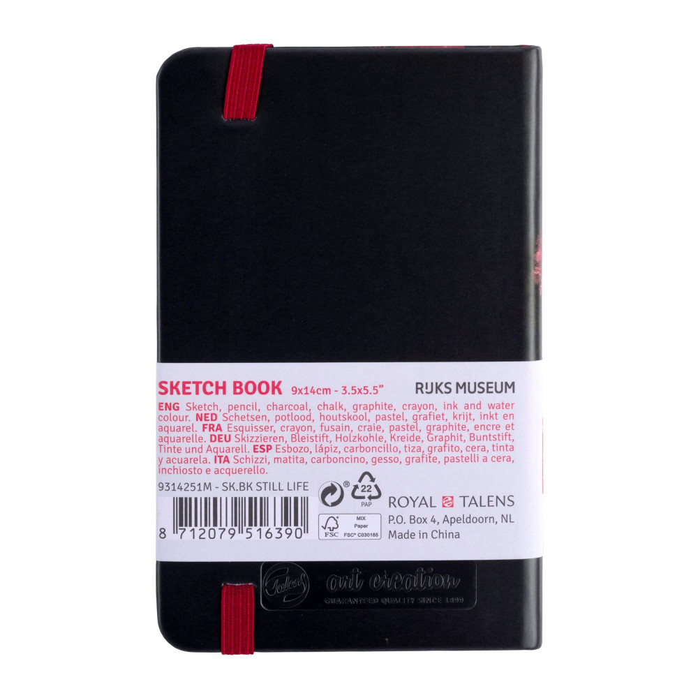 Sketch Book 9 x 14 cm - Talens Art Creation - Still Life, 140 g, 80 sheets