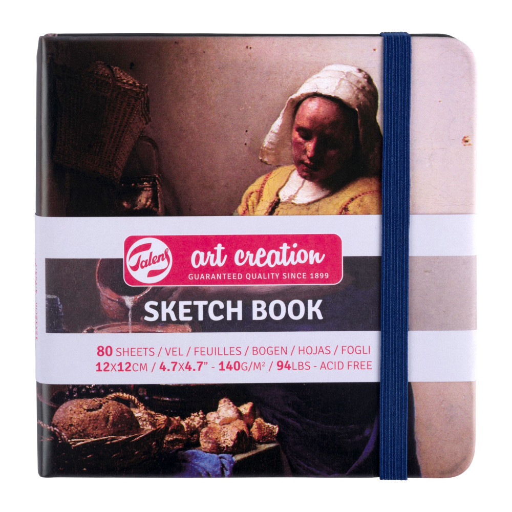 Szkicownik 12 x 12 cm - Talens Art Creation - The Milkmaid, 140 g, 80 ark.