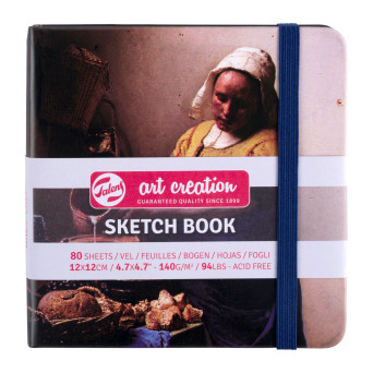 Szkicownik 12 x 12 cm - Talens Art Creation - The Milkmaid, 140 g, 80 ark.