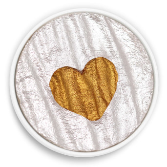 Farba akwarelowa, perłowa - Coliro Pearl Colors - Heart of Gold