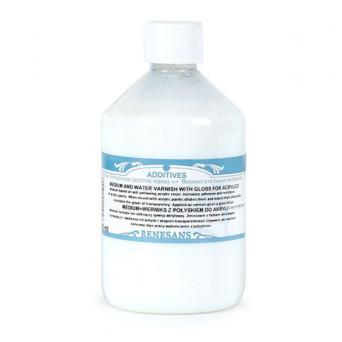 Werniks wodny do farb akrylowych - Renesans - połysk, 500 ml