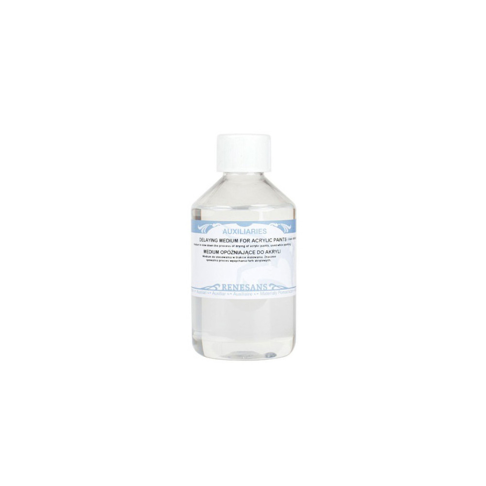 Medium opóźniające do farb akrylowych - Renesans - 250 ml