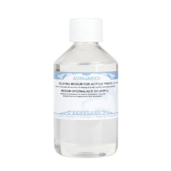 Medium opóźniające do farb akrylowych - Renesans - 250 ml