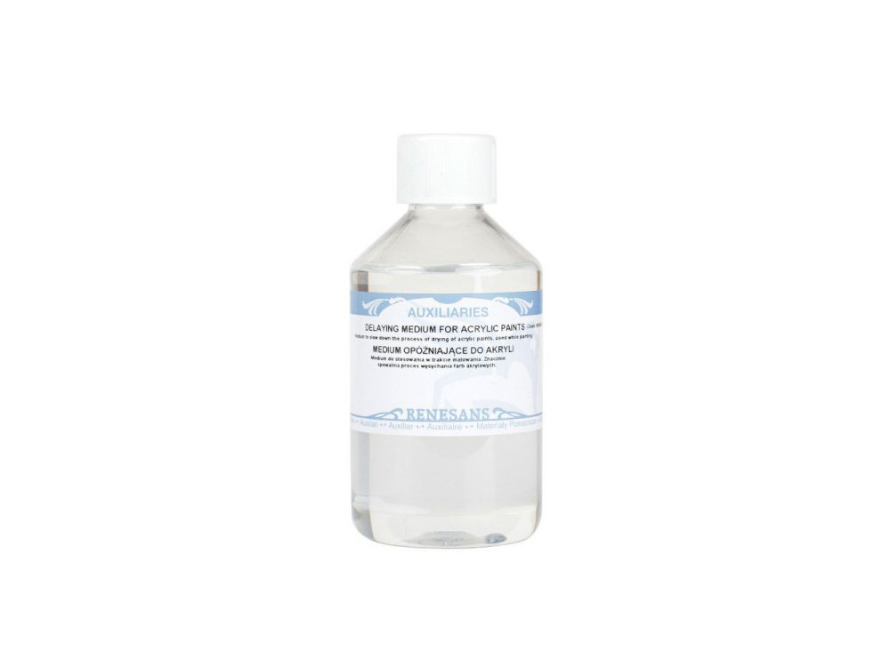 Medium opóźniające do farb akrylowych - Renesans - 250 ml