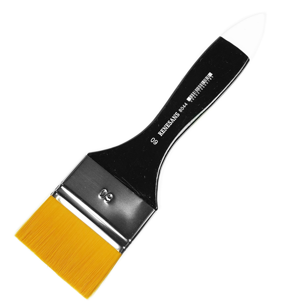Flat, synthetic, 8044 series brush - Renesans - 60 mm