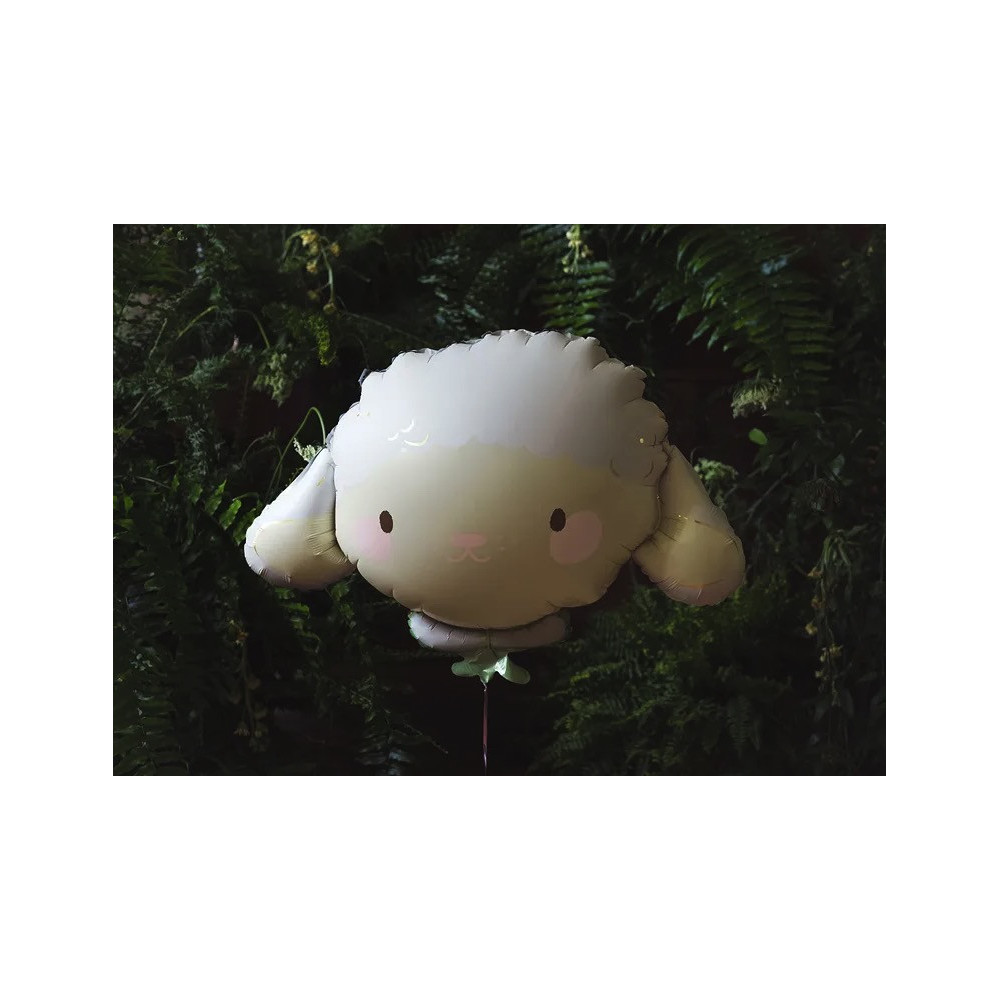 Foil balloon, Sheep - white, 87 x 57,5 cm