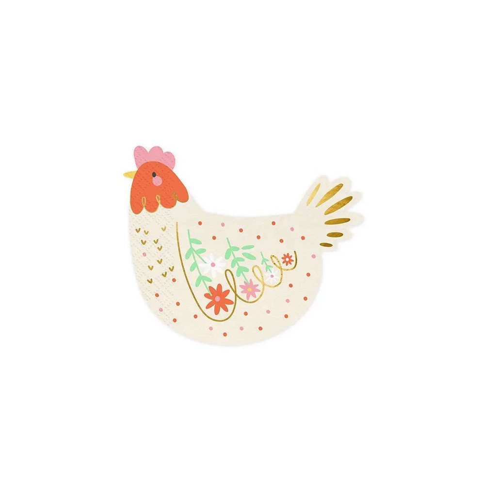 Paper napkins, Chicken - 20 pcs.