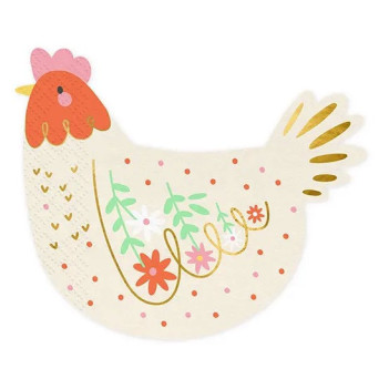 Paper napkins, Chicken - 20 pcs.