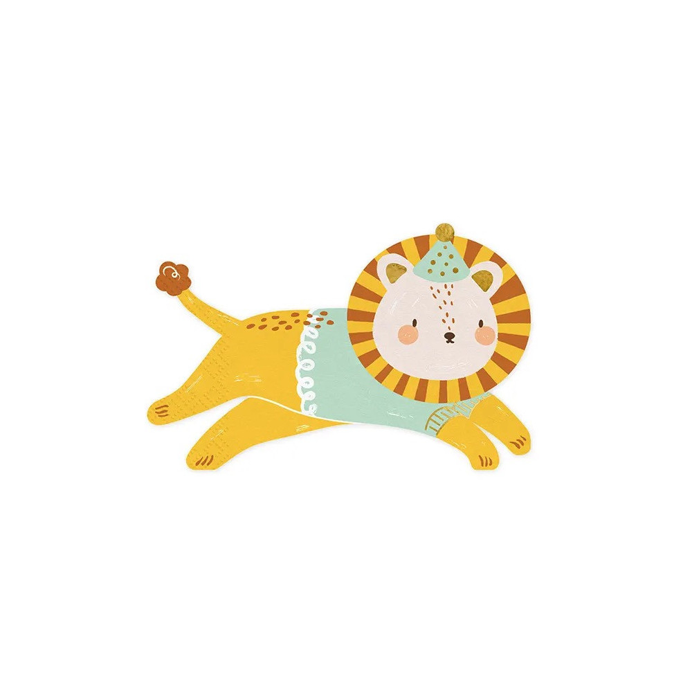 Paper napkins, Lion - 20 pcs.