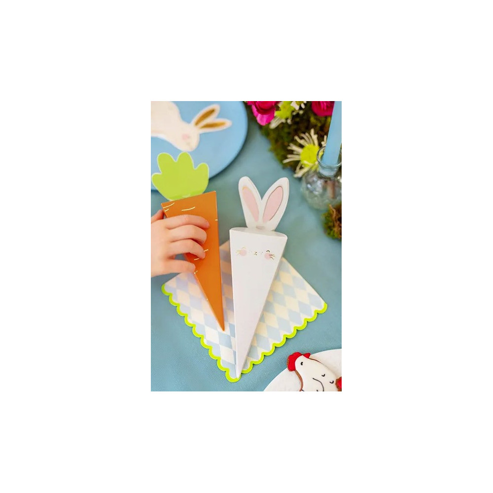 Boxes for guests, Rabbits - beige, 6 pcs