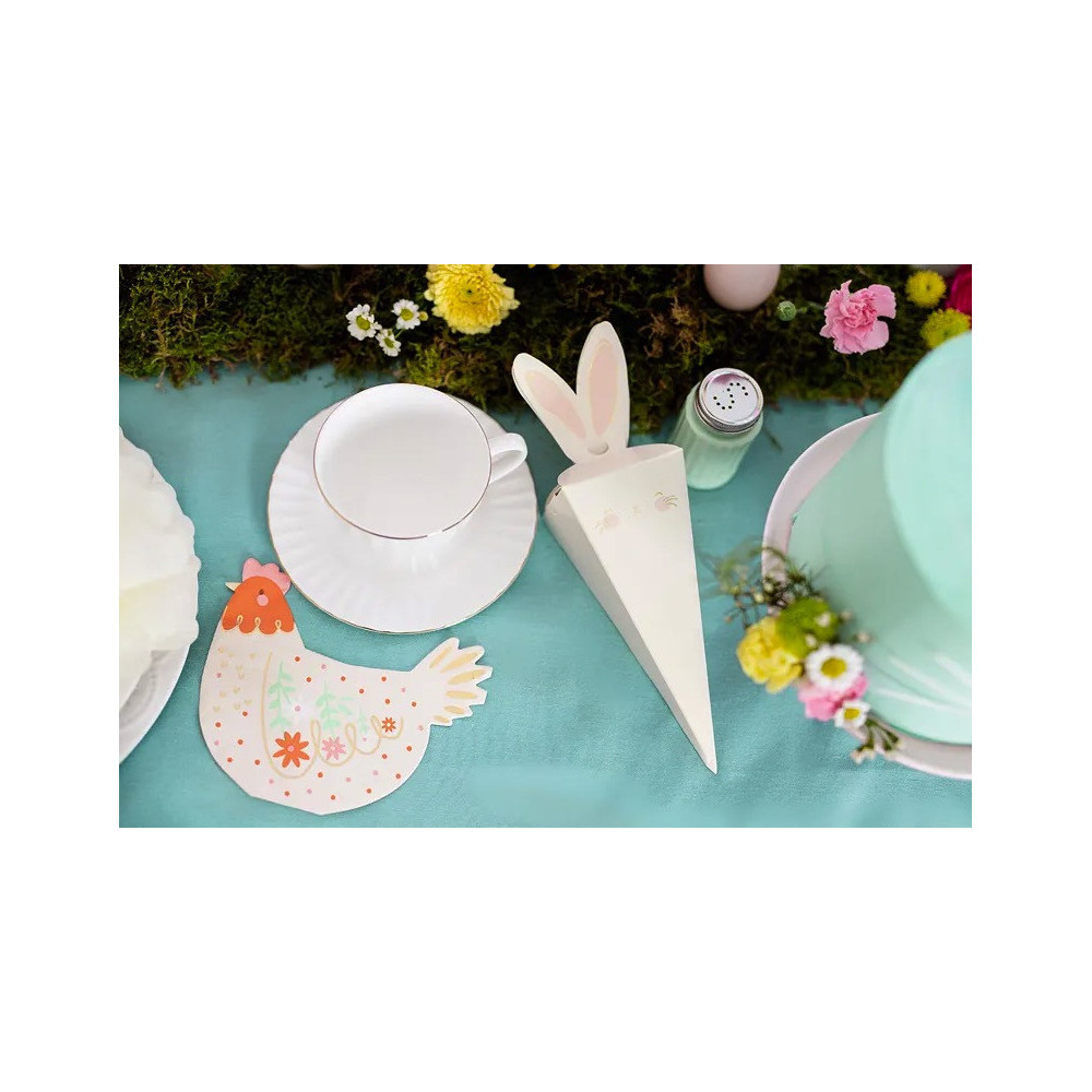 Boxes for guests, Rabbits - beige, 6 pcs