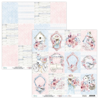 Scrapbooking paper 30,5 x 30,5 cm - Mintay - Elodie 06