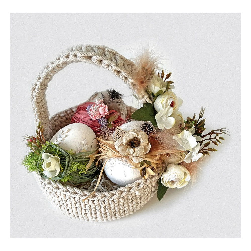 Decorative raffia - DpCraft - green, 50 g