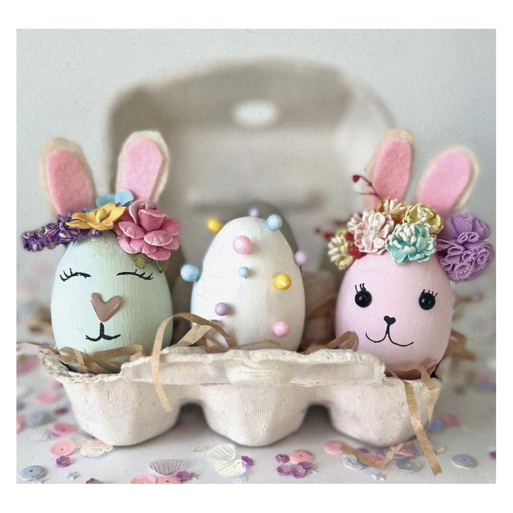 Easter eggs - DpCraft - pastel, 6 cm, 6 pcs.