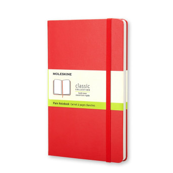 Plain Red Notebook - Hard - Large - Moleskine