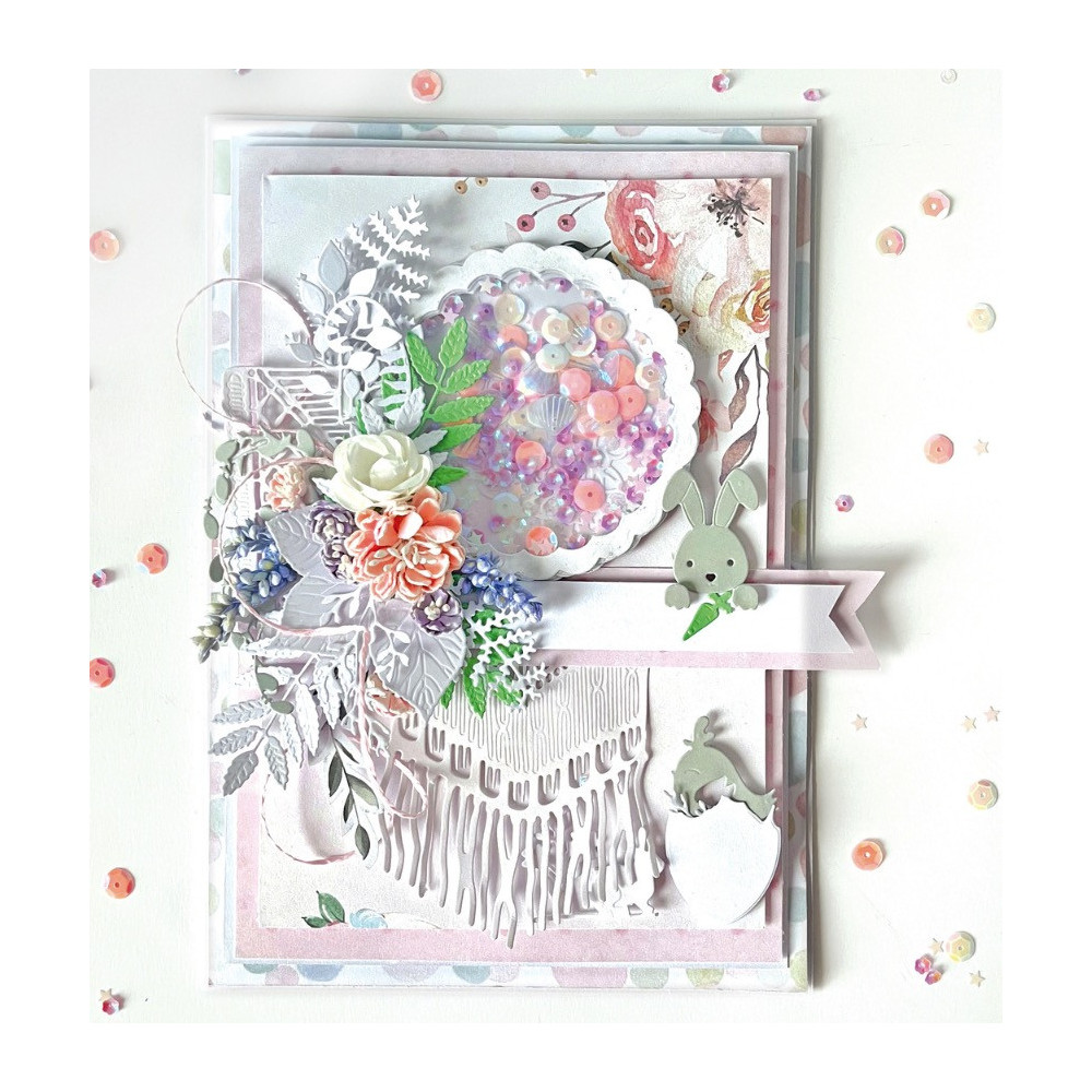 Set of cutting dies - DpCraft - Easter motifs, 5 pcs.