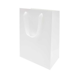 Torba prezentowa - Rico Design - biała, 18 x 26 x 12 cm