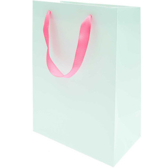 Paper gift bag - Rico Design - Mint, 26 x 32 x 12 cm
