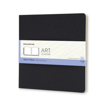 Sketch Album Art Collection 19 x 19 cm - Moleskine - soft black 120 g