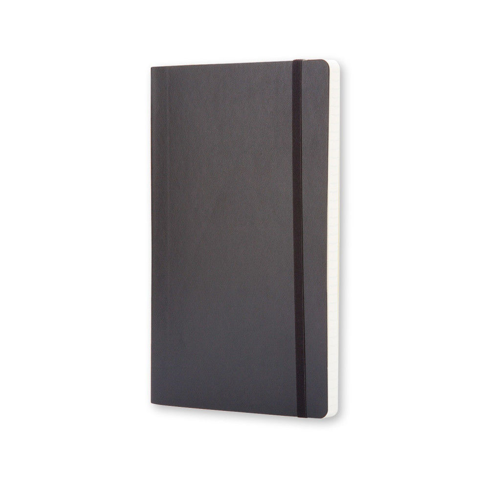 Notatnik w kratkę A5 - Moleskine - czarny miękka okładka