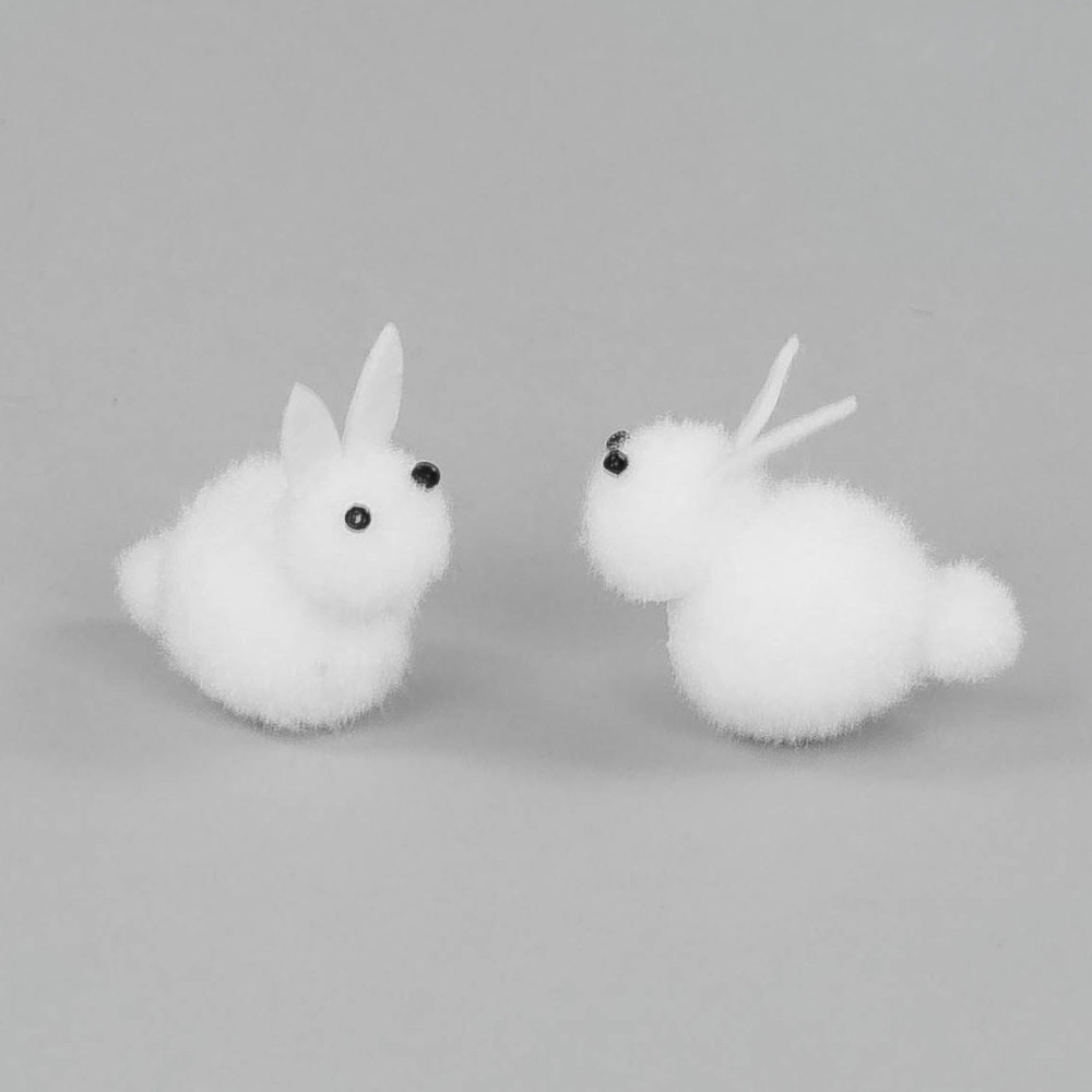 Zajączki wielkanocne - 4 cm, 6 szt.