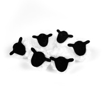 Easter sheep - 3 cm, 6 pcs.