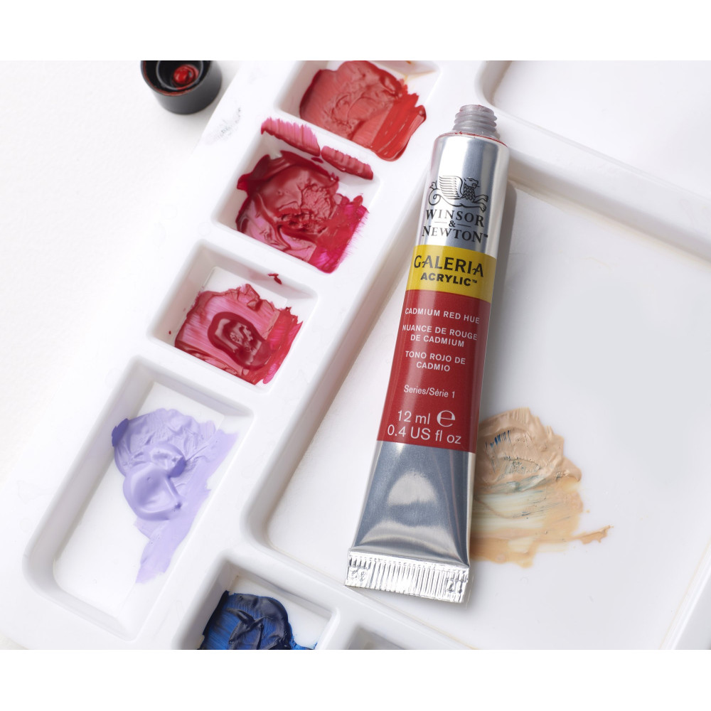 Zestaw farb akrylowych Galeria - Winsor & Newton - 12 ml x 10 szt.