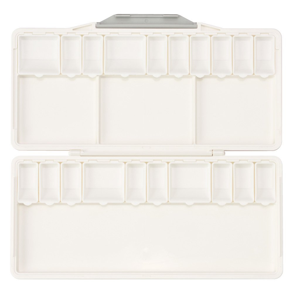 Watercolor palette with removable pans - Holbein - 24 compartments