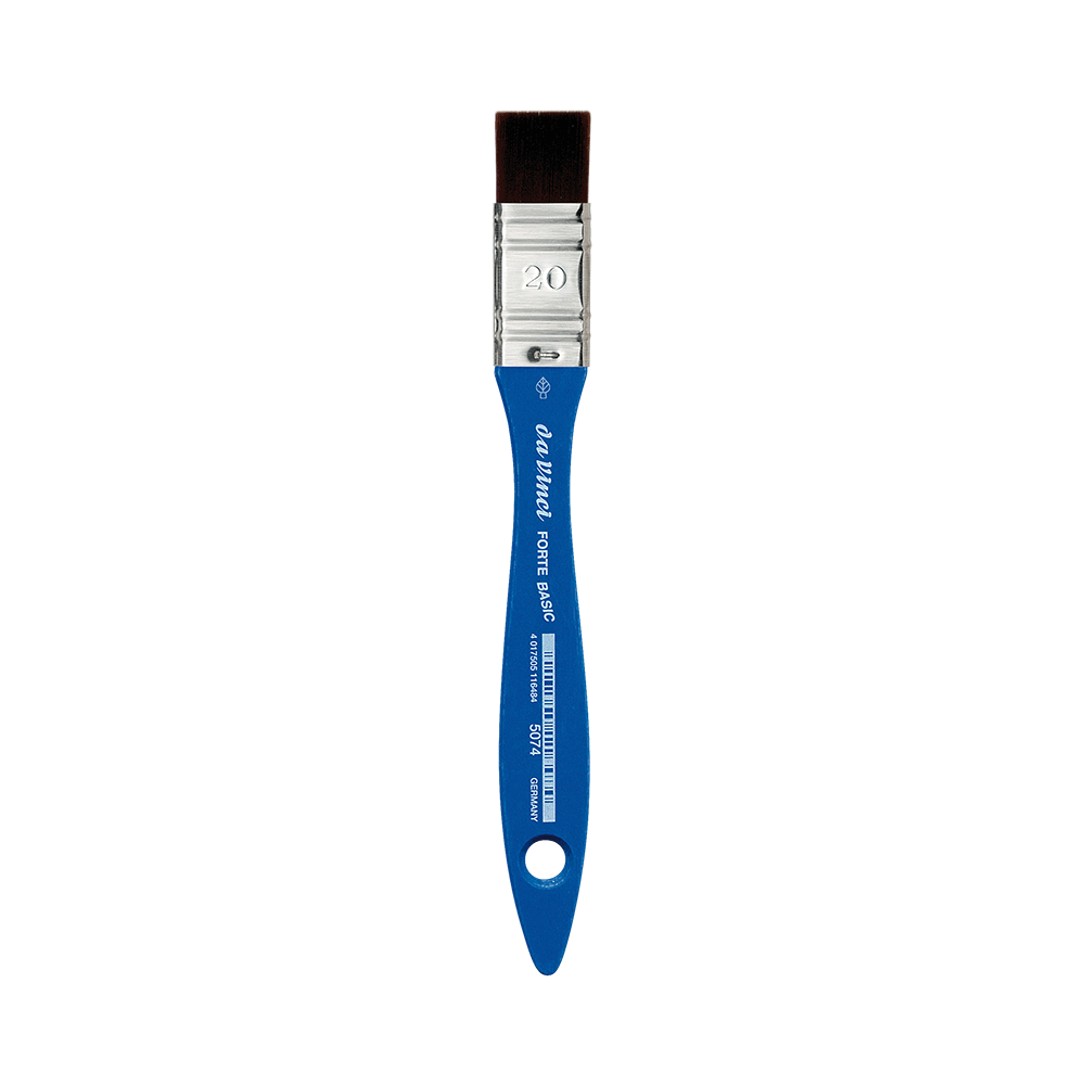 Flat, synthetic bristles, Mottler, series 5074 brush - Da Vinci - 20