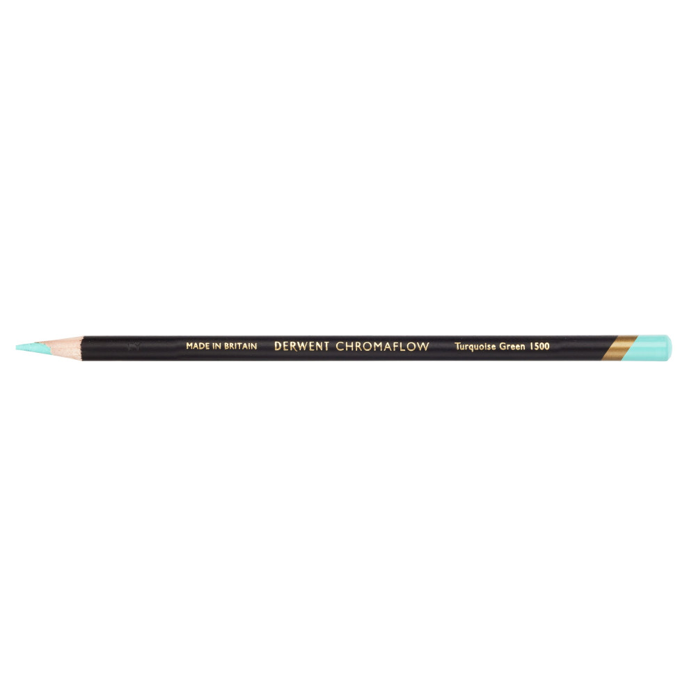 Chromaflow colored pencil - Derwent - 1500, Turquoise Green