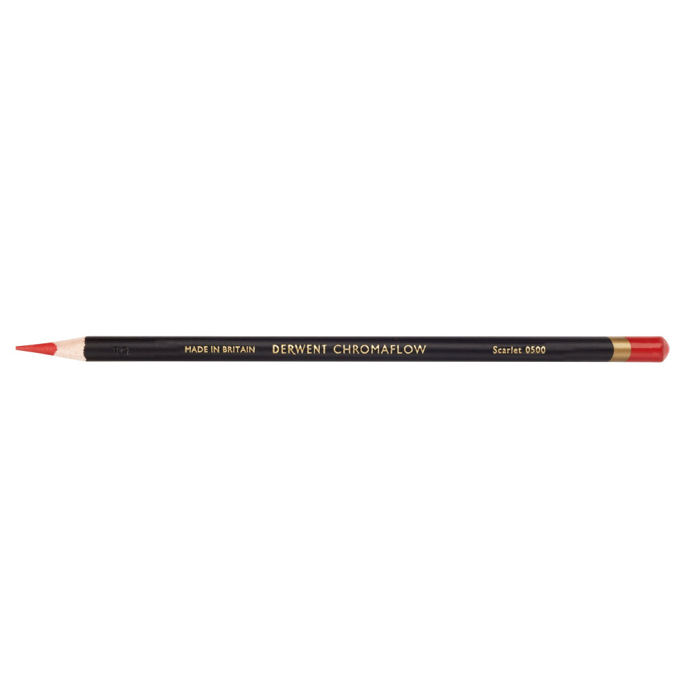 Kredka Chromaflow - Derwent - 0500, Scarlet