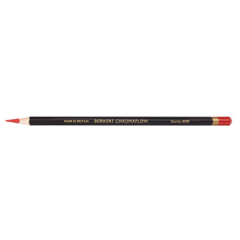 Kredka Chromaflow - Derwent - 0500, Scarlet