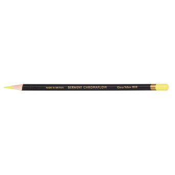 Chromaflow colored pencil - Derwent - 0010, Citrus Yellow