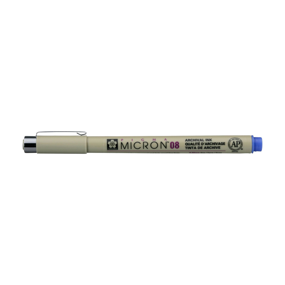 Pigma Micron Fineliner 08 - Sakura - Blue, 0,5 mm