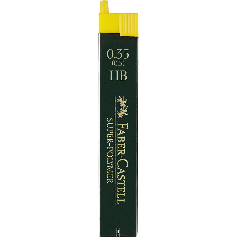 Wkłady grafitowe Super Hi Polymer, 0,3 mm - Faber-Castell - HB, 12 szt.