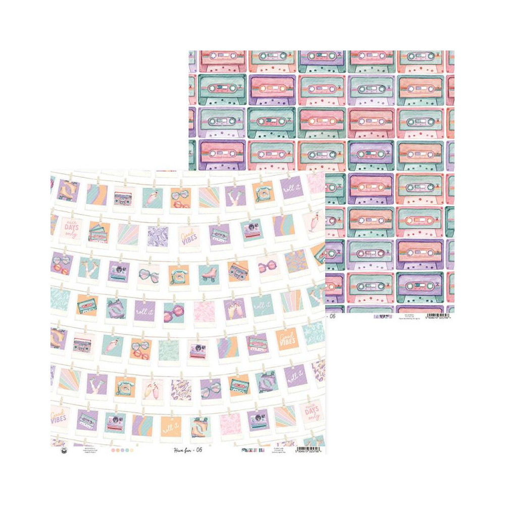 Scrapbooking paper 30,5 x 30,5 cm - Piątek Trzynastego - Have Fun 06