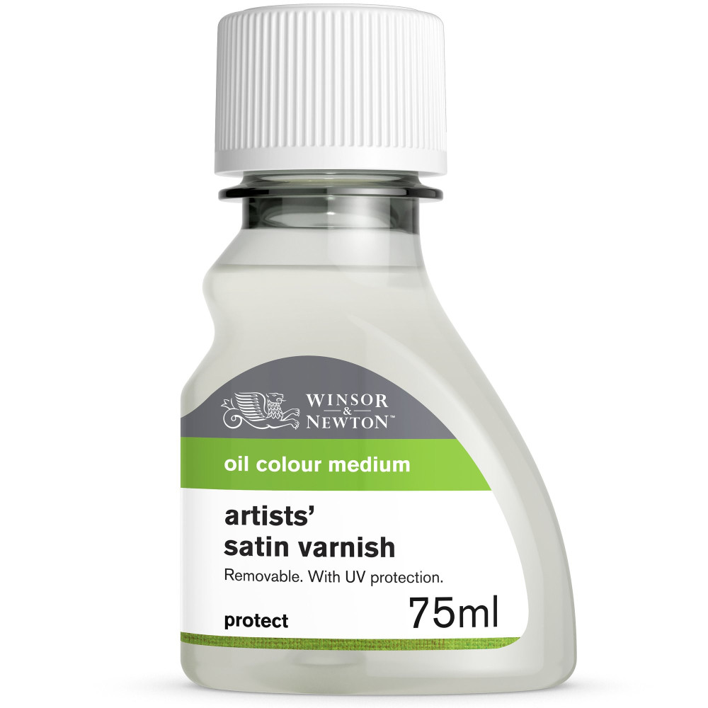 Werniks usuwalny Artists' Varnish - Winsor & Newton - satynowy, 75 ml